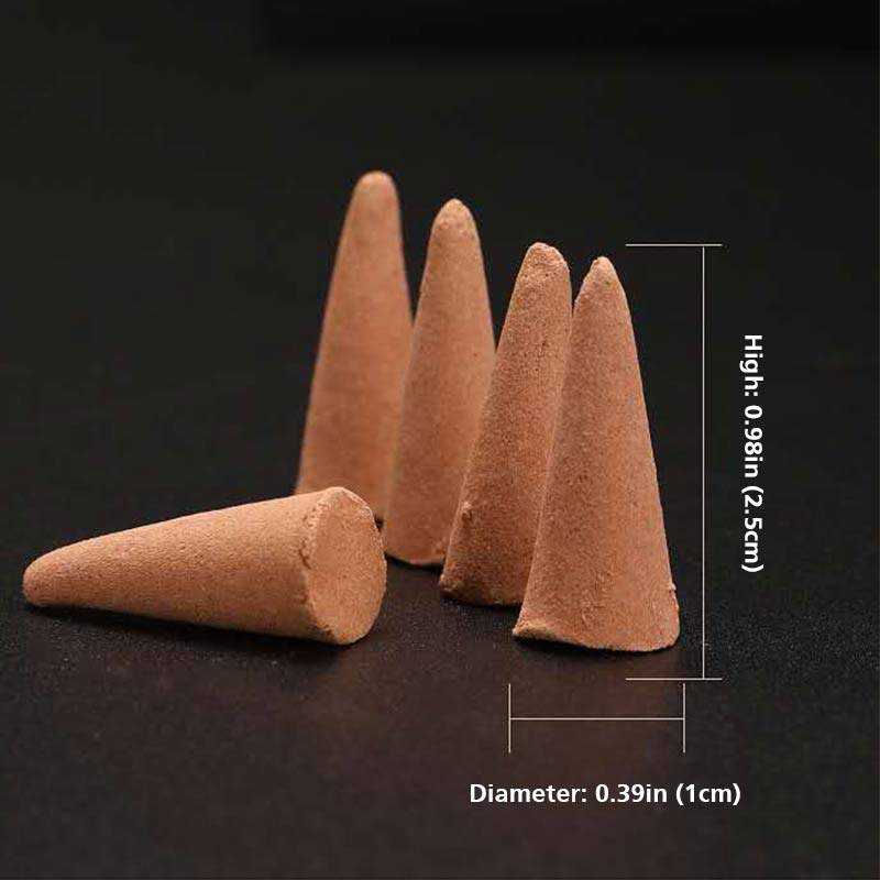 Mixed Scented Incense Cones | 76 Pack for Meditation Rituals