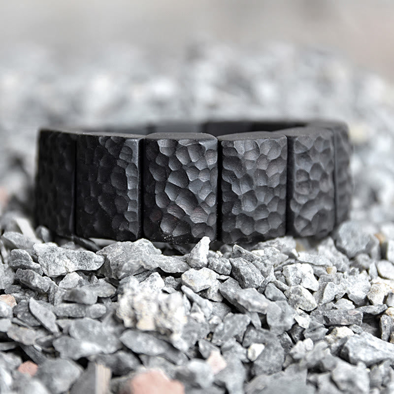 Ebony Wood Couple Bracelet for Peace and Spiritual Connection