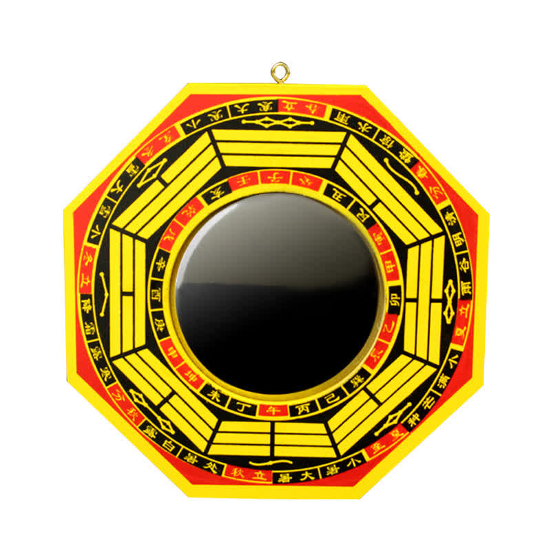 8 in Feng Shui Bagua Map Mirror for Harmony & Balance