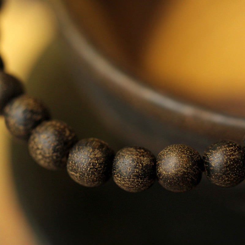 Agarwood Jade Strength Calm Bracelet