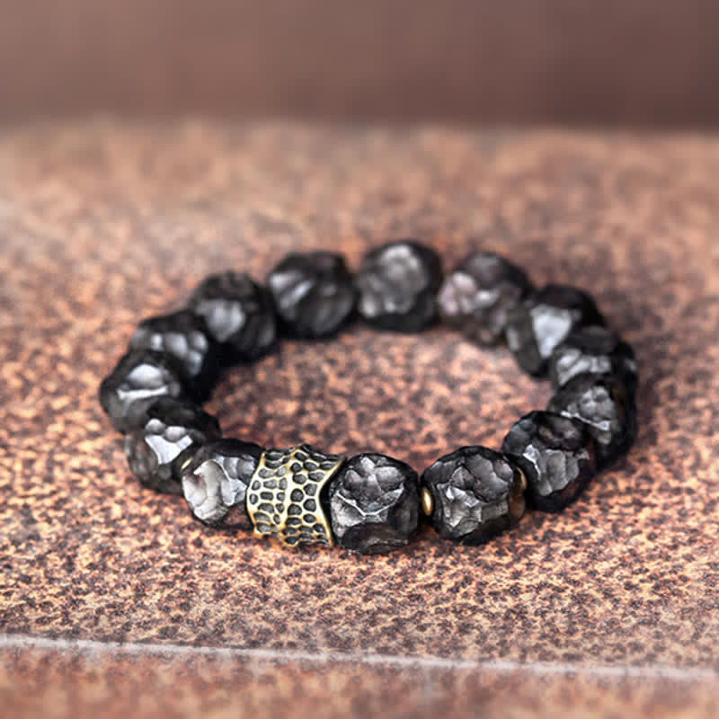 Ebony Wood Copper Couple Bracelet for Peace & Balance