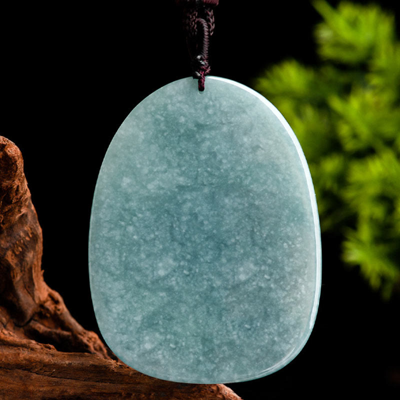 Natural Jade Ganesh Protection Necklace | Elephant Amulet