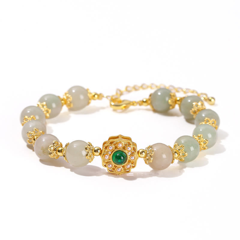 Natural Jade Prosperity Bracelet for Abundance and Luck