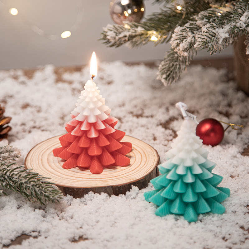 Christmas Tree Scented Soy Wax Candle for Spiritual Cleansing