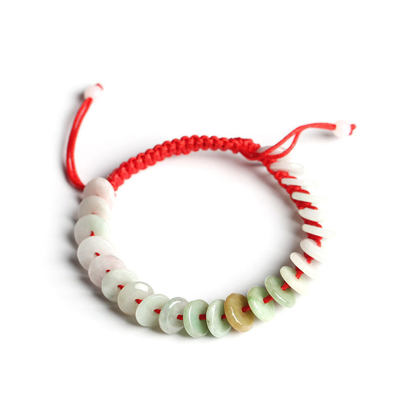 10mm Natural Jade Bracelet for Luck & Protection