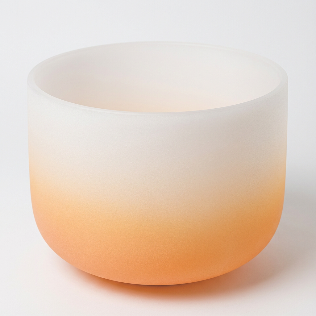 Crystal Singing Bowl - Sacral Chakra D Note Meditation Bowl