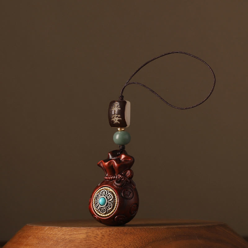 Small Leaf Red Sandalwood Green Sandalwood Protection Hanging Decor