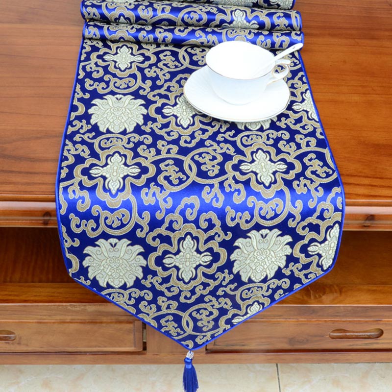 Tibetan Prayer Altar Table Runner with Dragon & Vajra