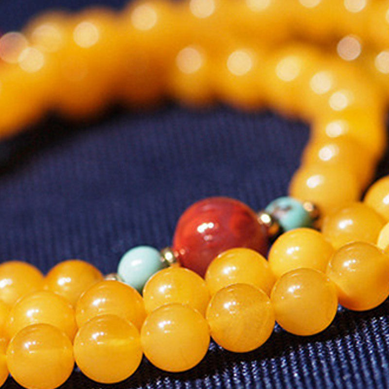 Amber Healing Balance Bracelet & Necklace | Healing Energy Set