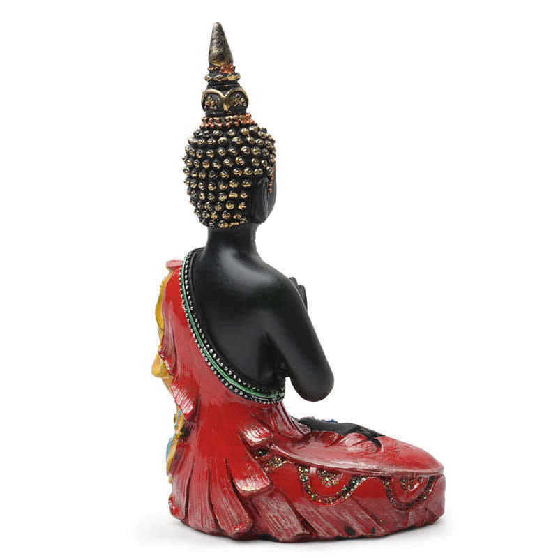 12cm Thai Buddha Serenity Resin Statue for Home Peace