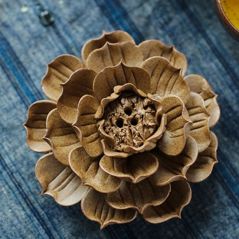 Lotus Tibetan Backflow Meditation Incense Burner