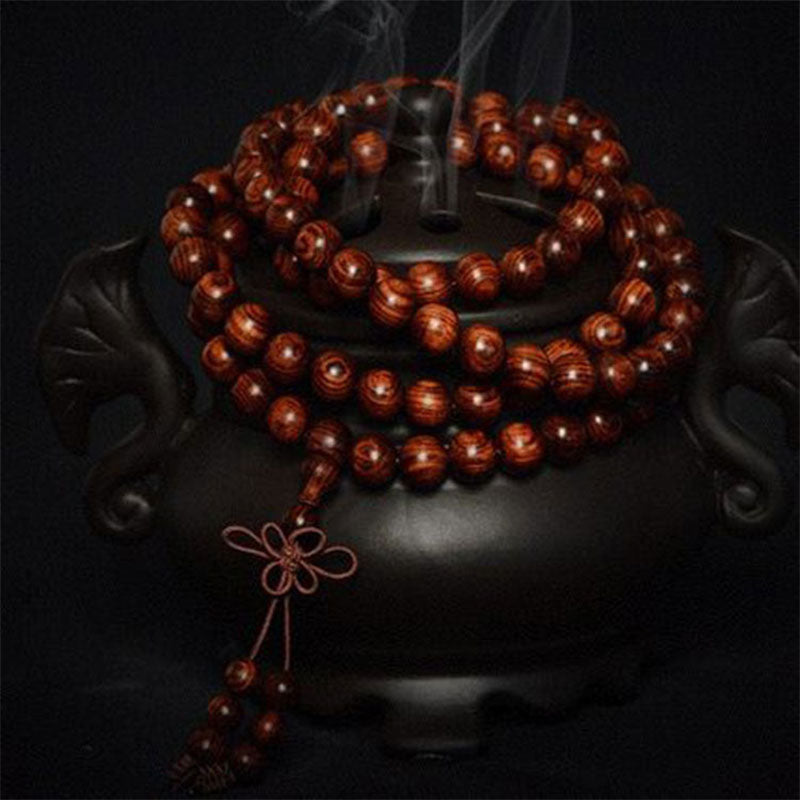 Rosewood Spiritual Bracelet 12mm for Warmth and Calm