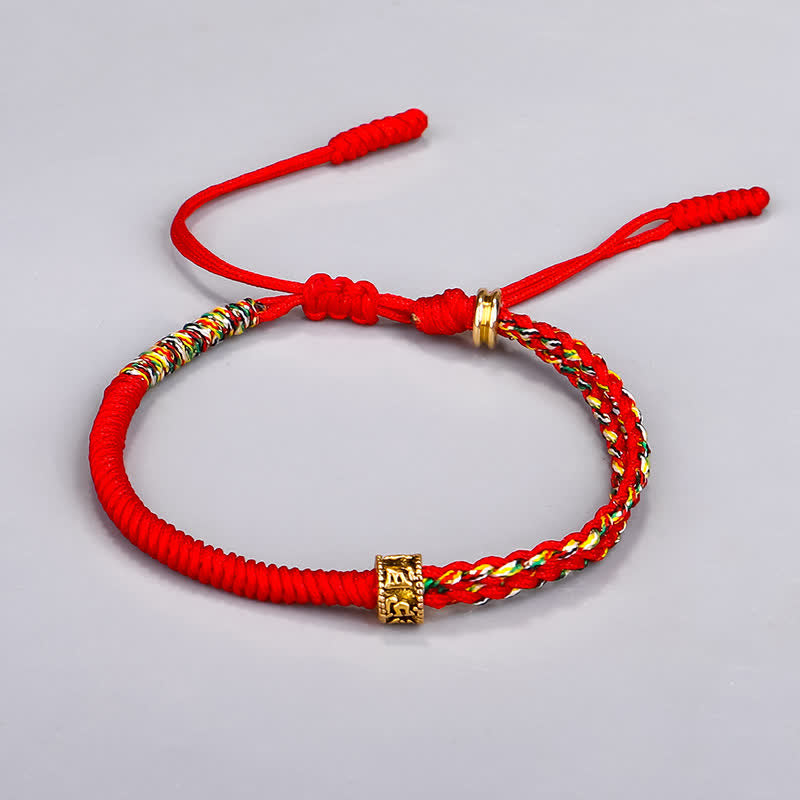 Om Mani Padme Hum Protection String Bracelet Unisex