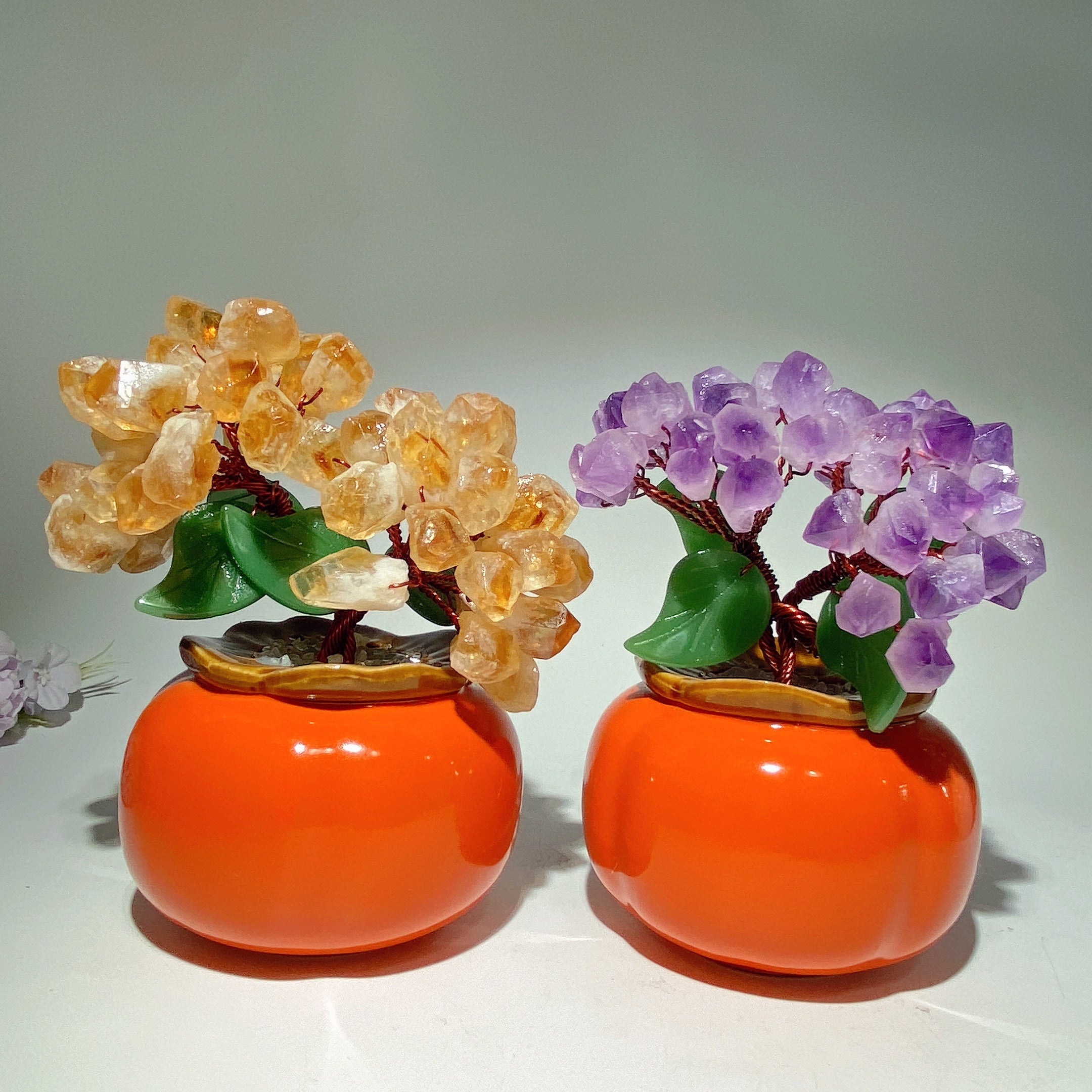 6.0" Amethyst Citrine Crystal Tree for Healing Energy