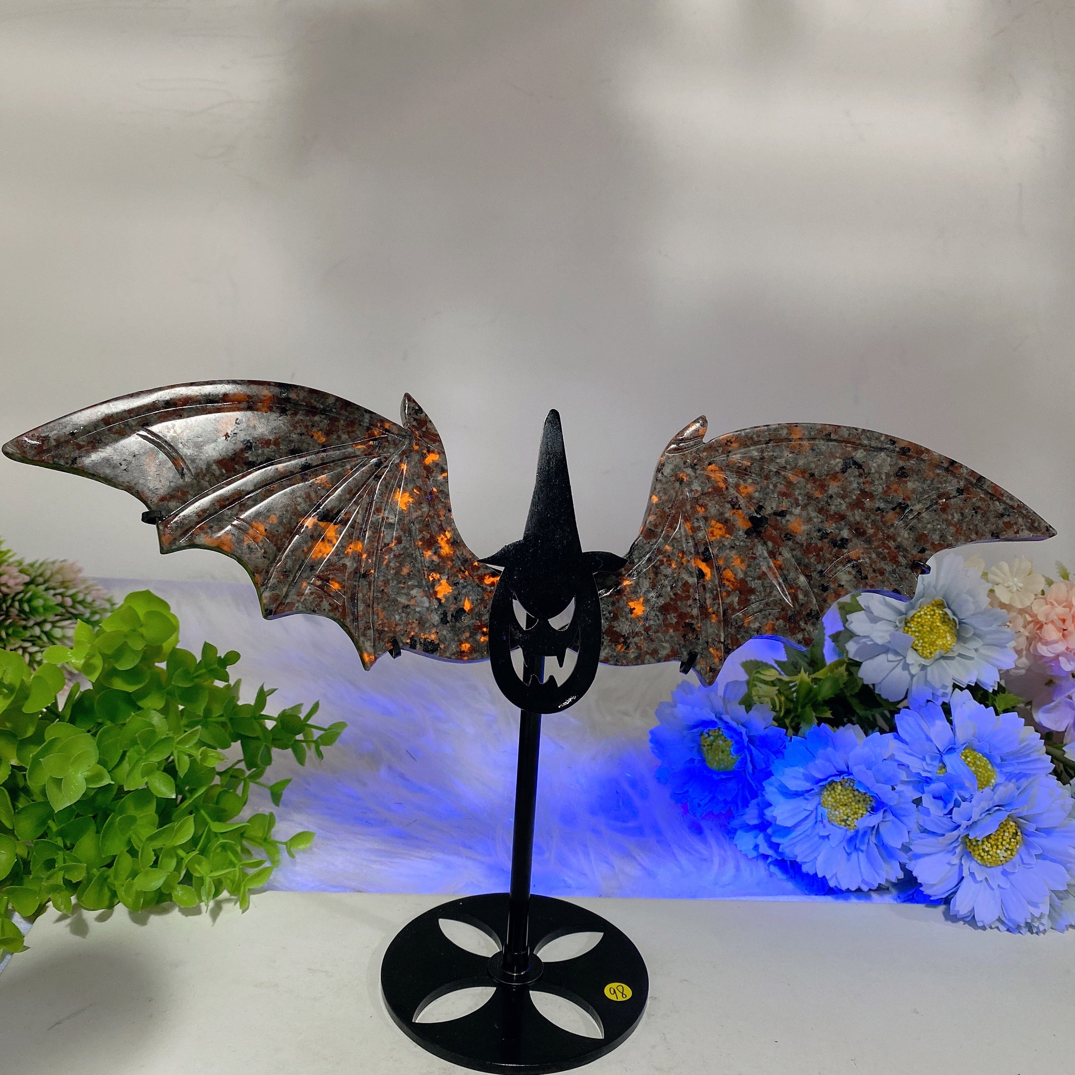 6.2-inch Crystal Animal Wings with Stand
