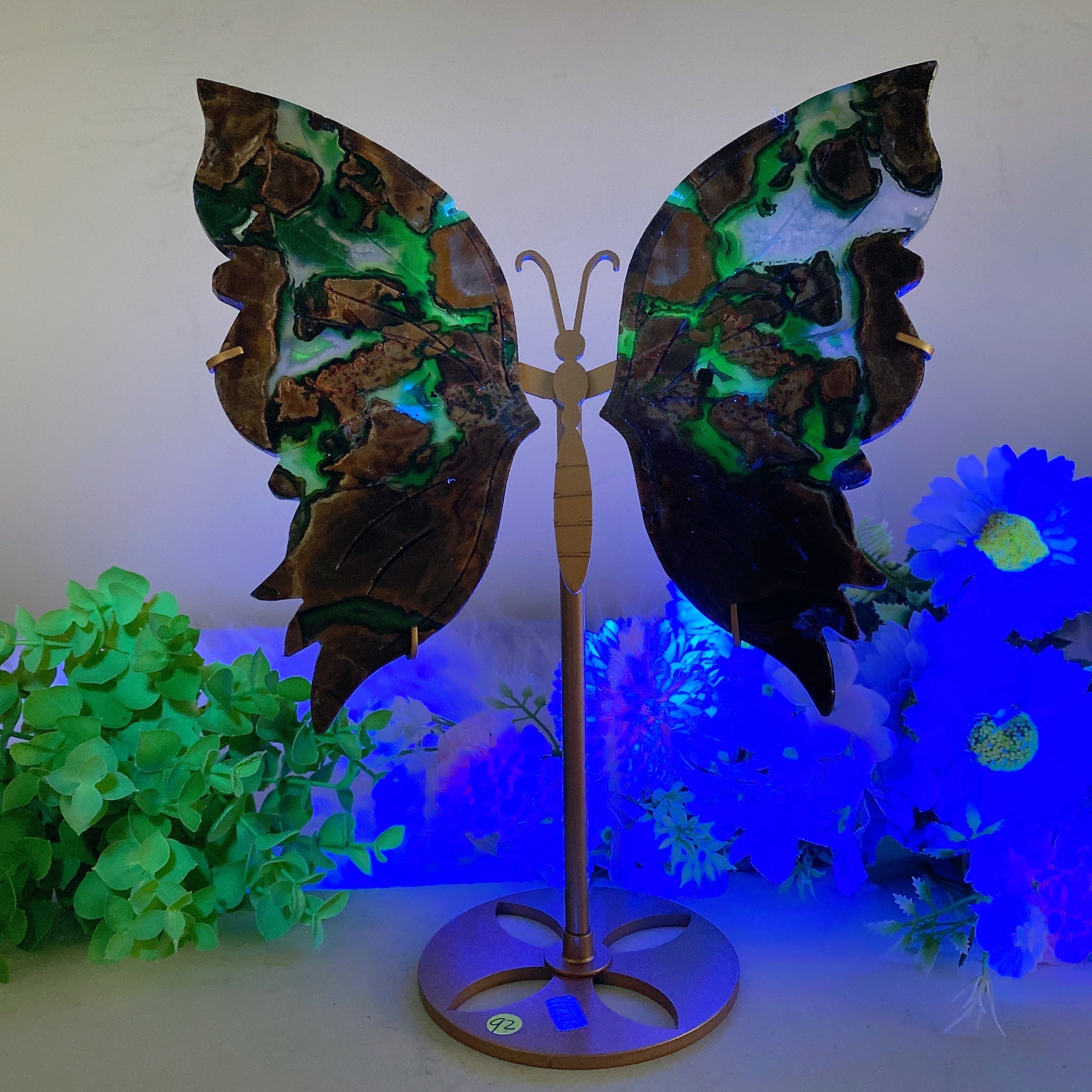 6.2-inch Crystal Animal Wings with Stand