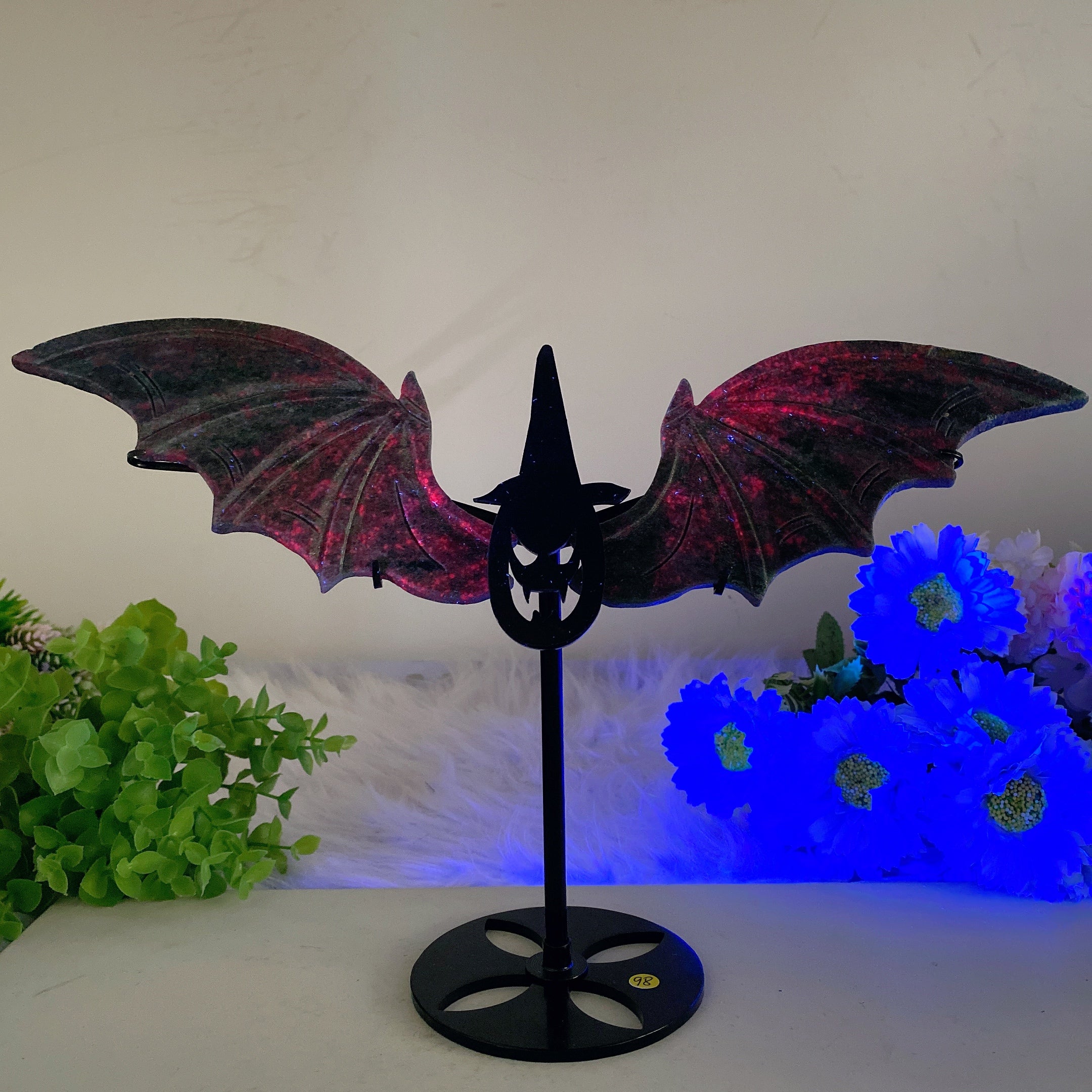 6.2-inch Crystal Animal Wings with Stand