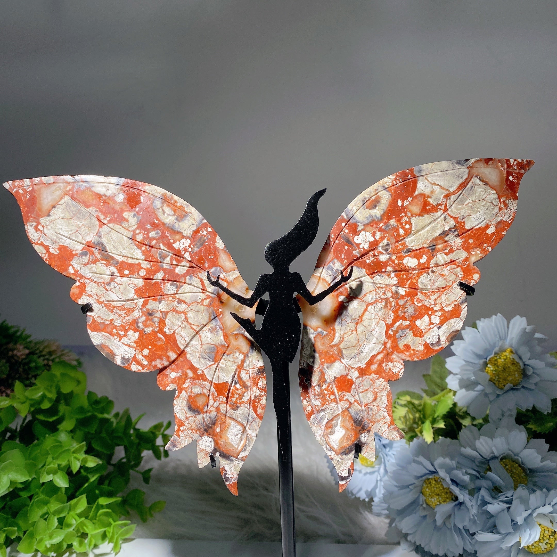 6.2-inch Crystal Animal Wings with Stand
