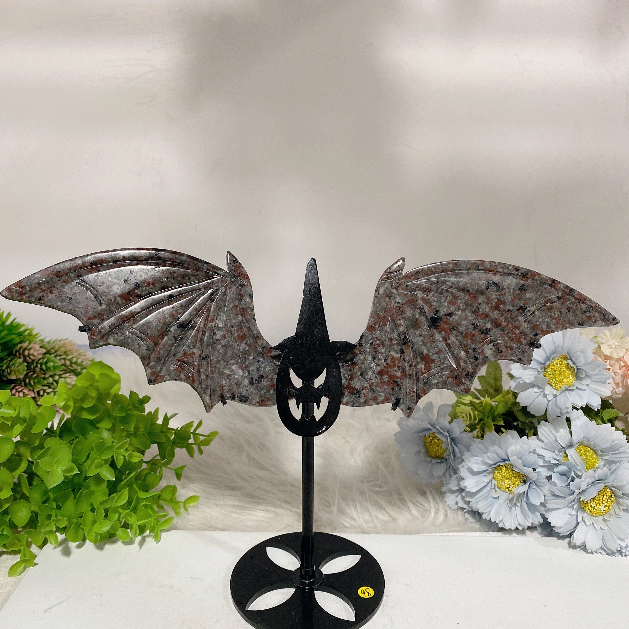 6.2-inch Crystal Animal Wings with Stand