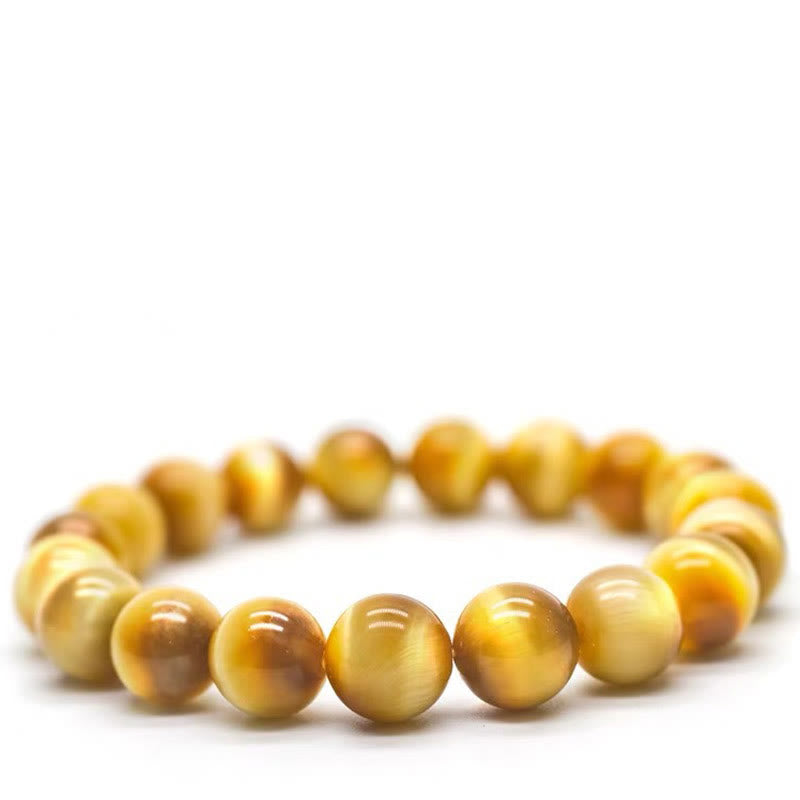 6-7mm Tiger Eye Bead Protection Bracelet for Confidence