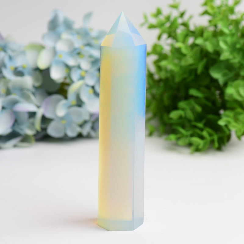 6-8 Inch Opalite Crystal Tower Meditation & Healing