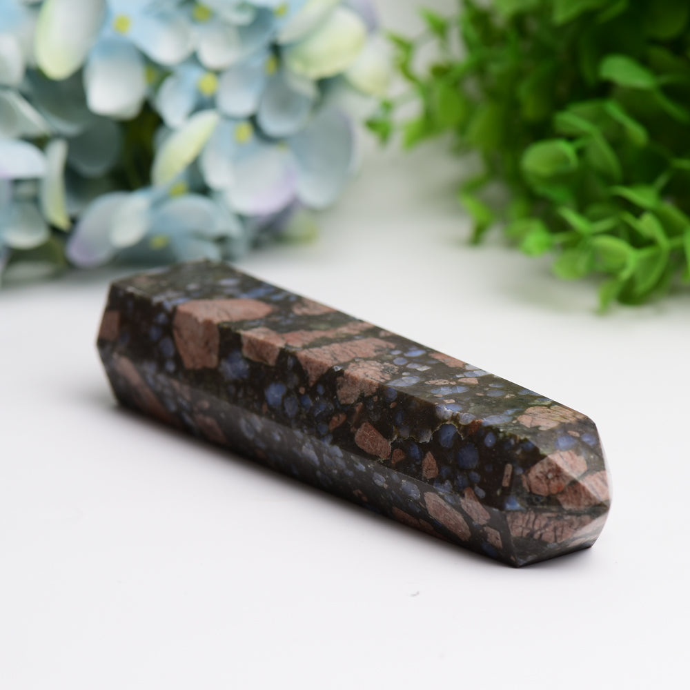 6-8 Inch Red Que Sera Crystal Tower for Healing Energy