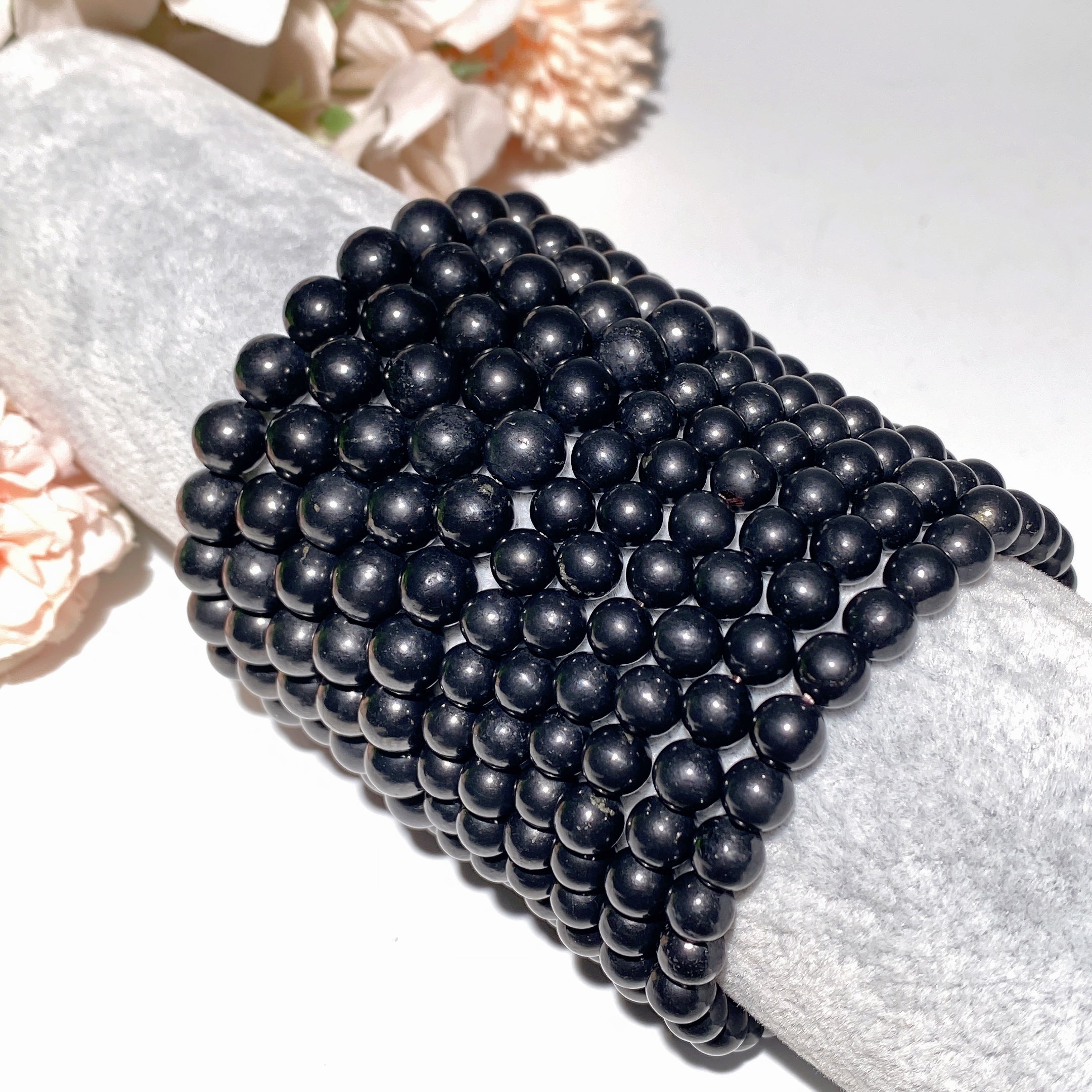 6-8mm Black Tourmaline Spiritual Protection Bracelet