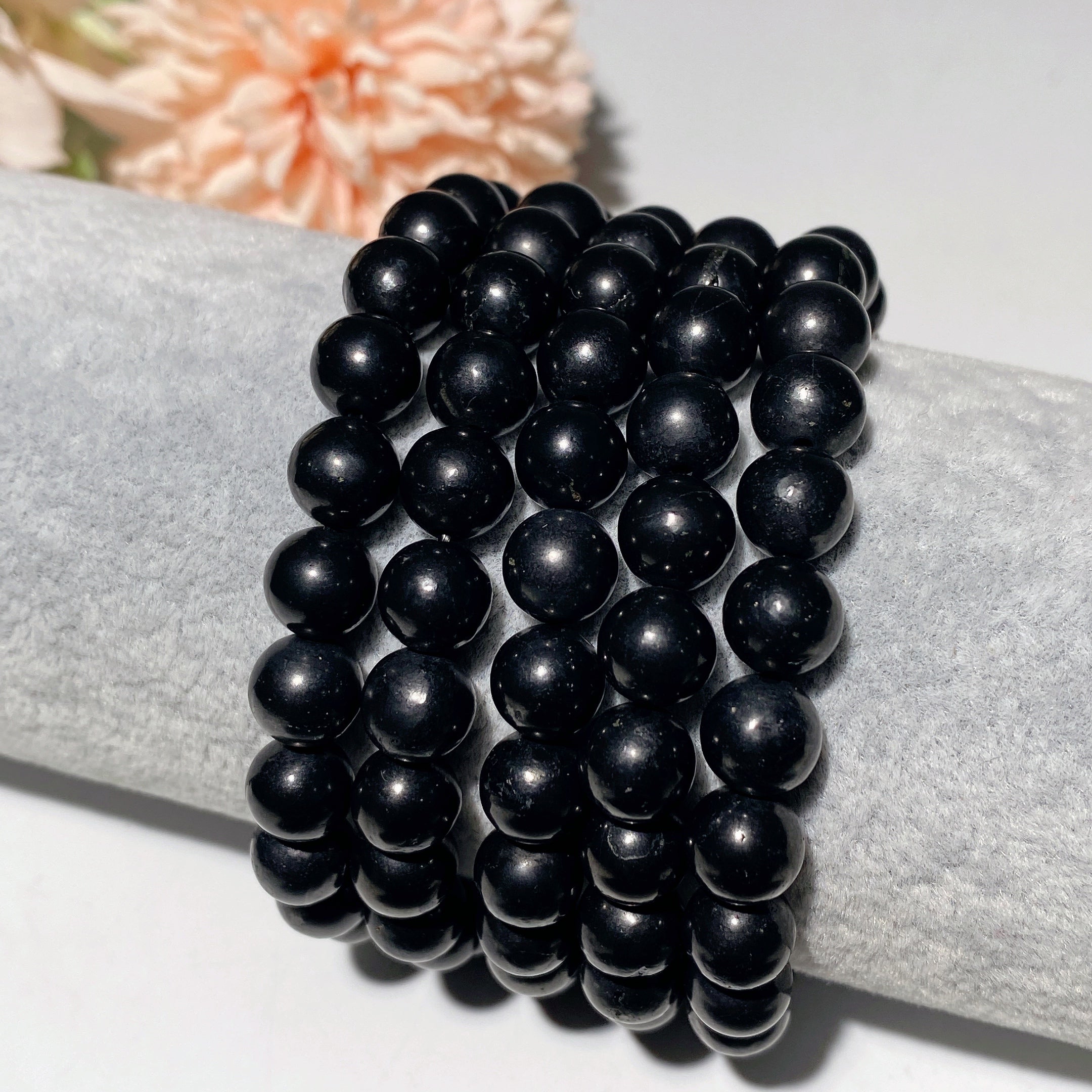 6-8mm Black Tourmaline Spiritual Protection Bracelet