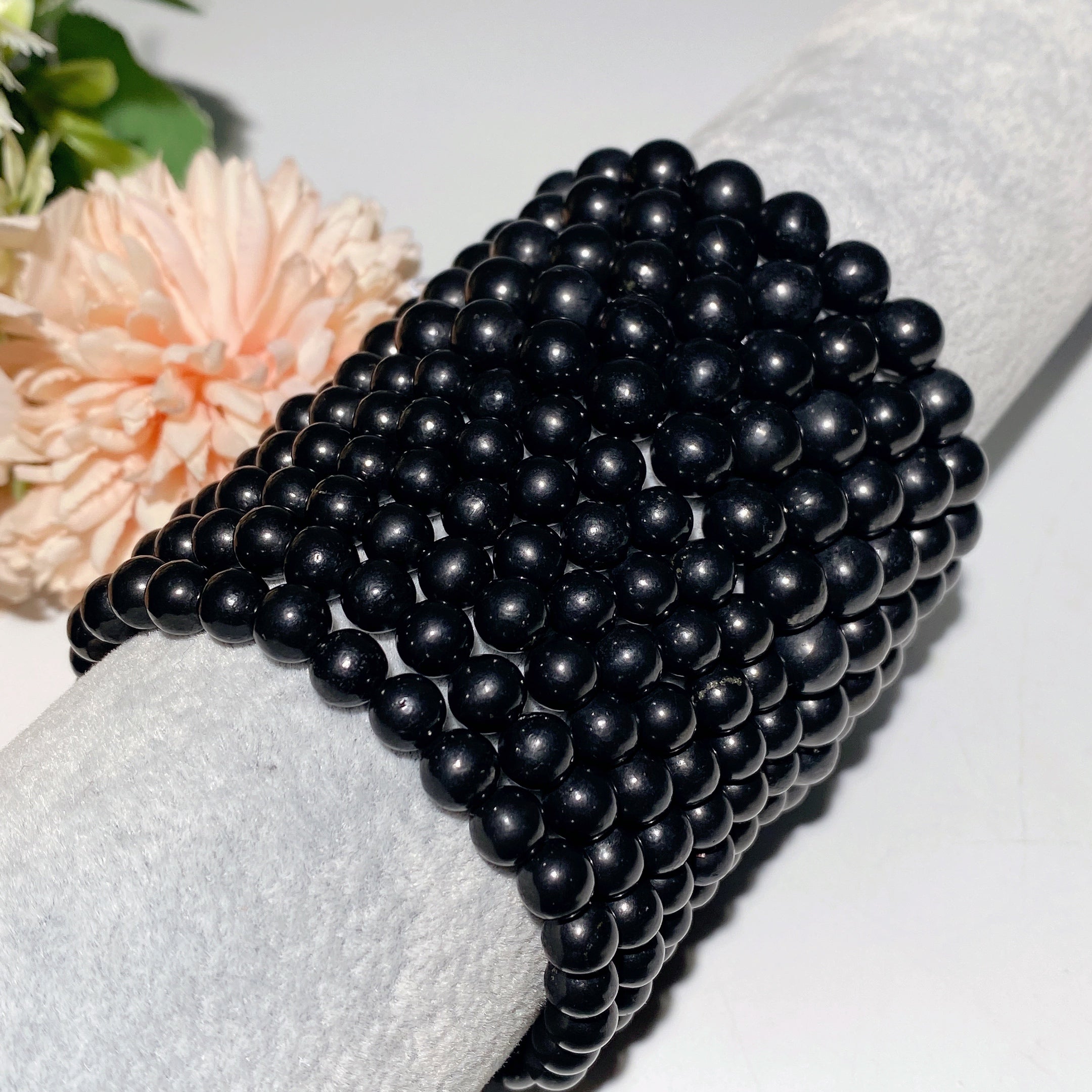 6-8mm Black Tourmaline Spiritual Protection Bracelet