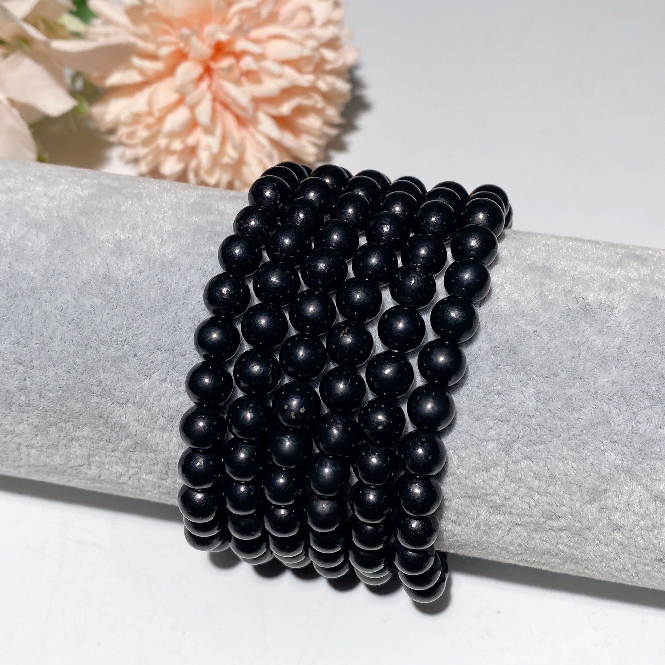 6-8mm Black Tourmaline Spiritual Protection Bracelet