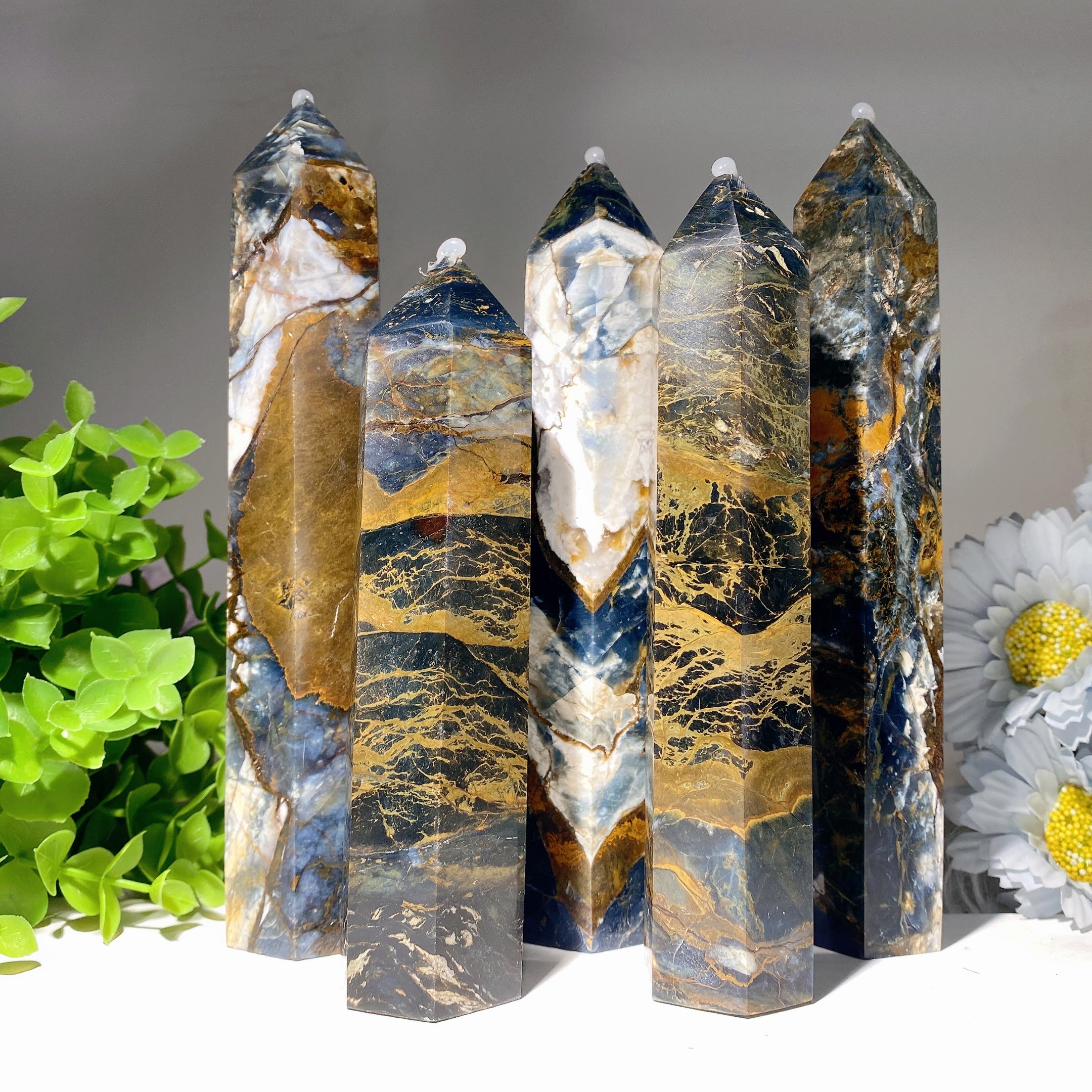 6-9 Inch Petersite Crystal Tower for Healing & Energy