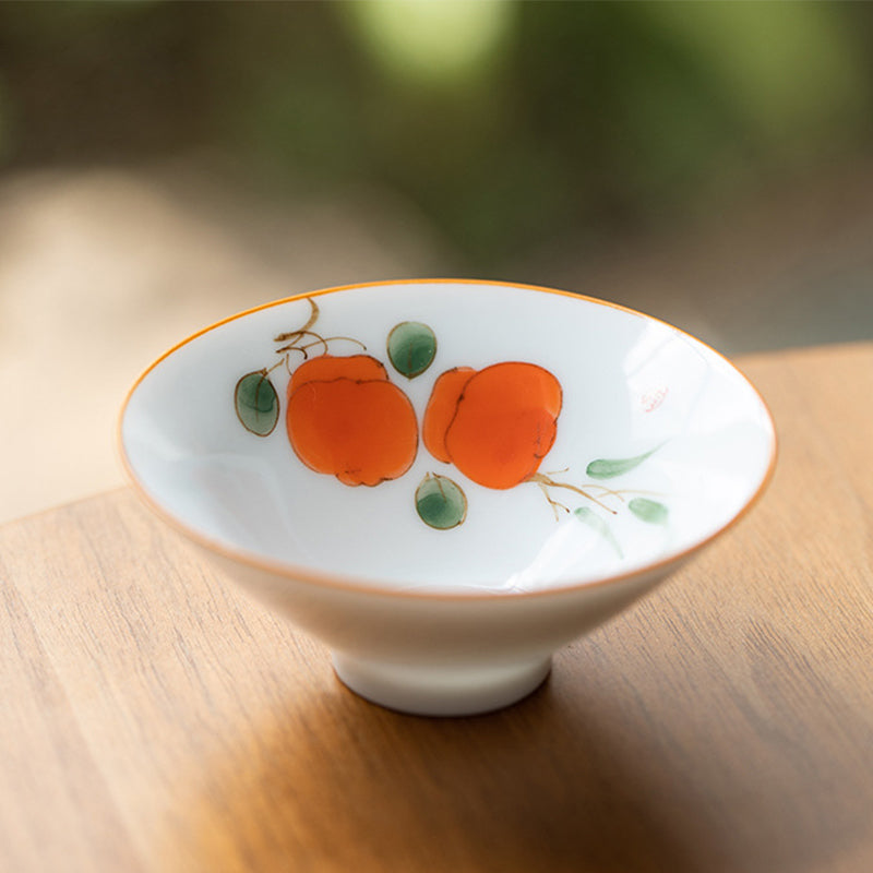 Mandala Koi Fish Lotus Ceramic Tea Cup 50ml Harmony