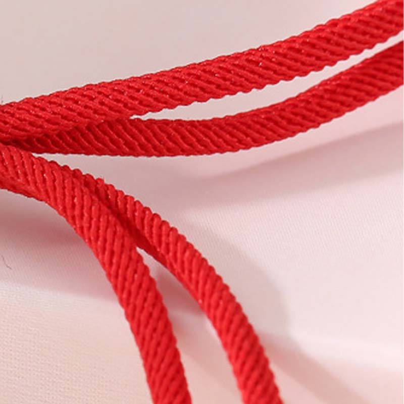 Sterling Silver Red String Layered Braid Bracelet for Luck & Protection