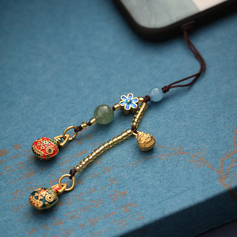 Gold Swallowing Beast Family Luck Key Chain for Car