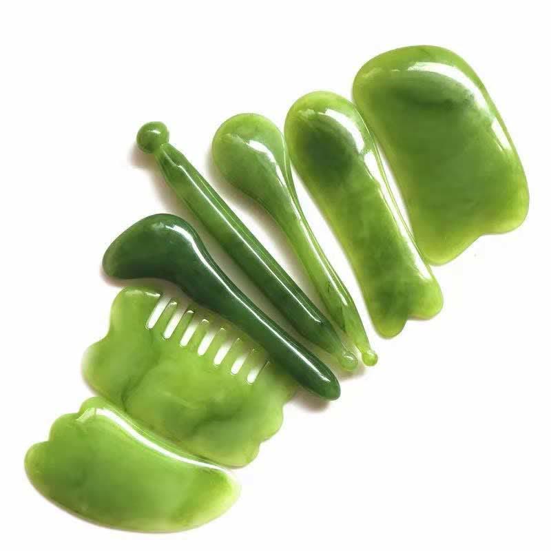 Resin Gua Sha Whole Body Massage Tool Set for Facial Care