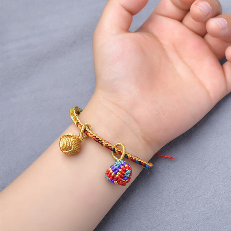 Unisex Colorful Red String Charm Bracelet for Luck & Protection