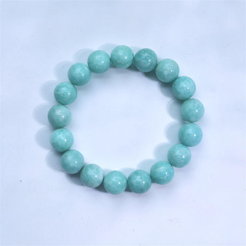 Natural Amazonite Healing Bracelet 9mm for Confidence