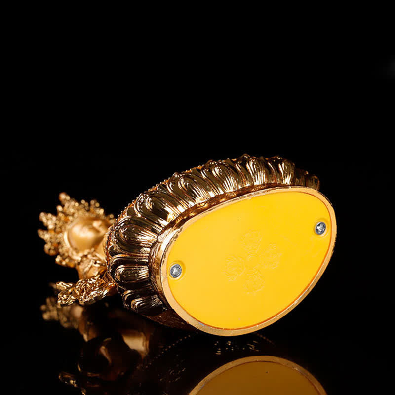 Longevity Buddha Statue 16cm Alloy Serenity Figurine