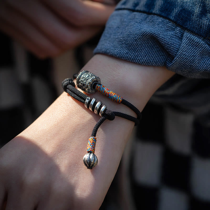 Om Mani Padme Hum Double Wrap Bracelet | Mindfulness & Peace