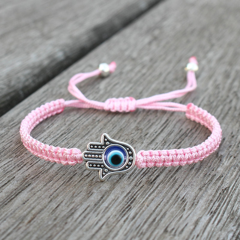 Handmade Hamsa Symbol Protection Bracelet | Luck & Faith