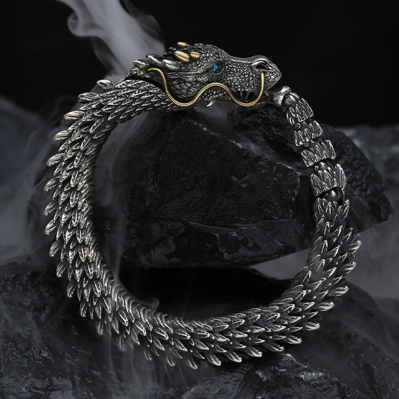 Nordic Dragon Handmade Luck And Protection Chain Bracelet