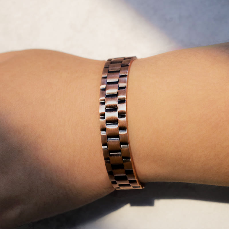 Vintage Copper Balance Cuff Bracelet | Spiritual Bracelet