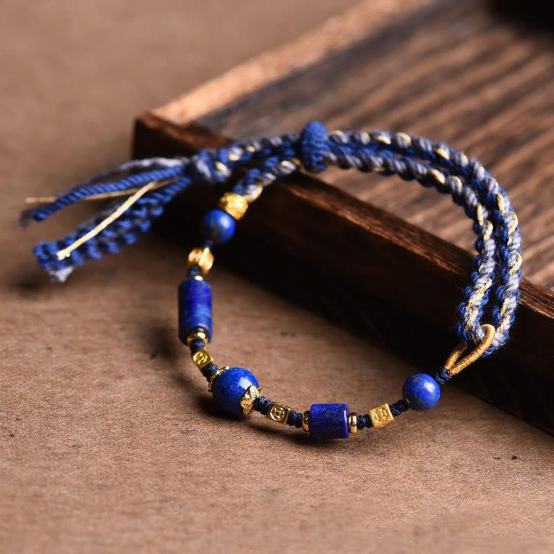 Natural Lazurite Balance Bracelet | Positive Energy Rope