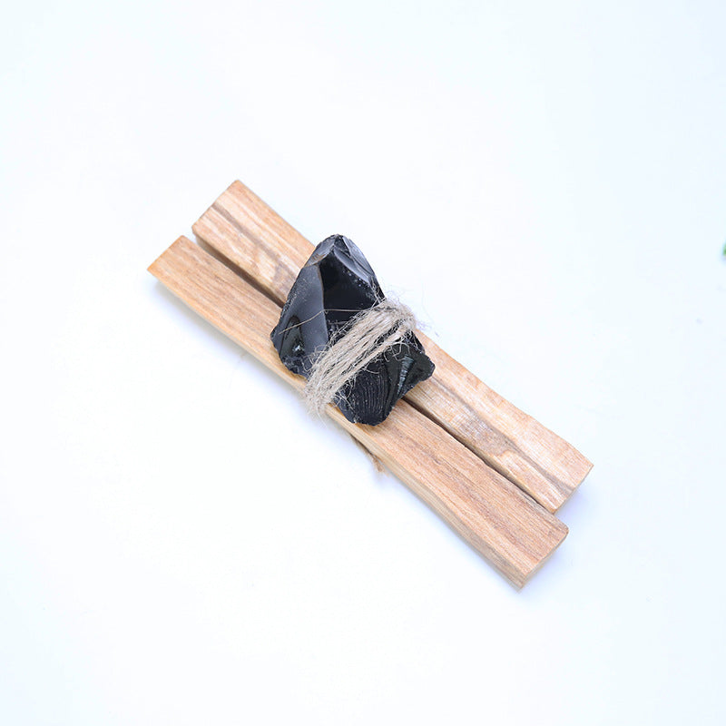 Natural Palo Santo Crystal Altar Set for Spiritual Purification