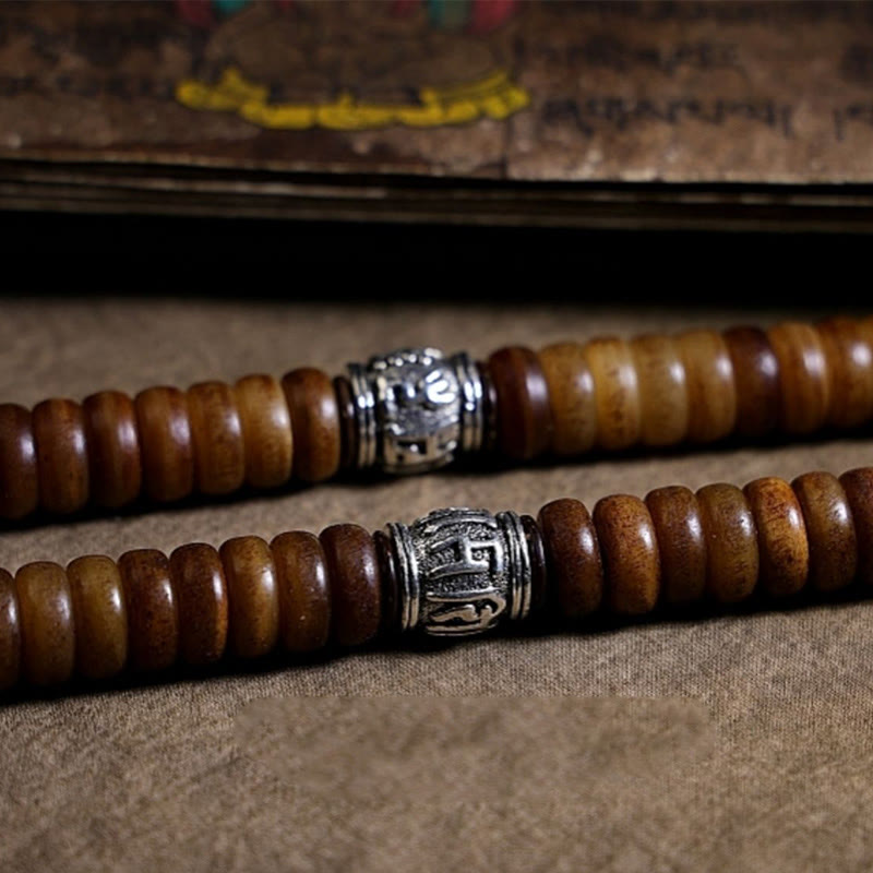 Pixiu Bracelet in Yak Bone for Spiritual Balance & Protection