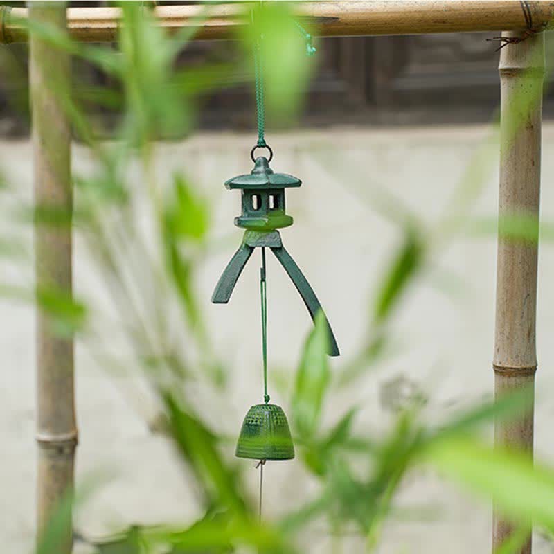 75cm Handmade Auspicious Iron Wall Hanging Chime Bell