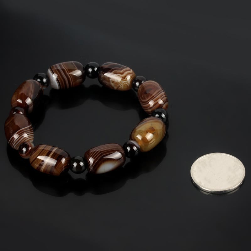 Sardonyx Spiritual Bracelet for Courage & Happiness Unisex