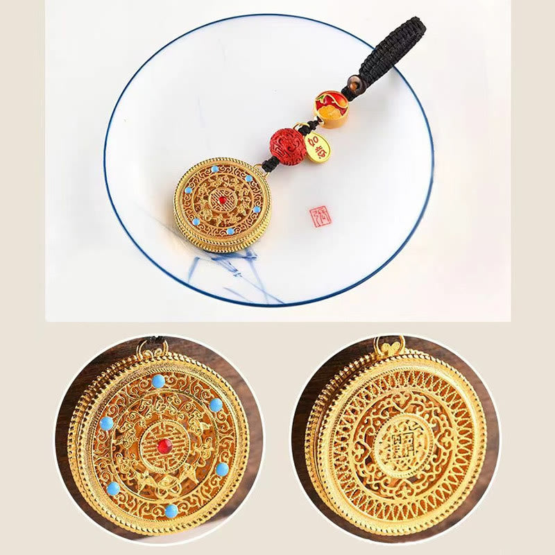 Blessing Fu Character Ruyi Charm Key Chain | Spiritual Jewelry