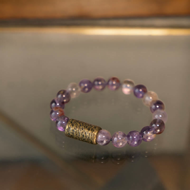 8mm Clear Quartz Protection Bracelet for Mental Clarity