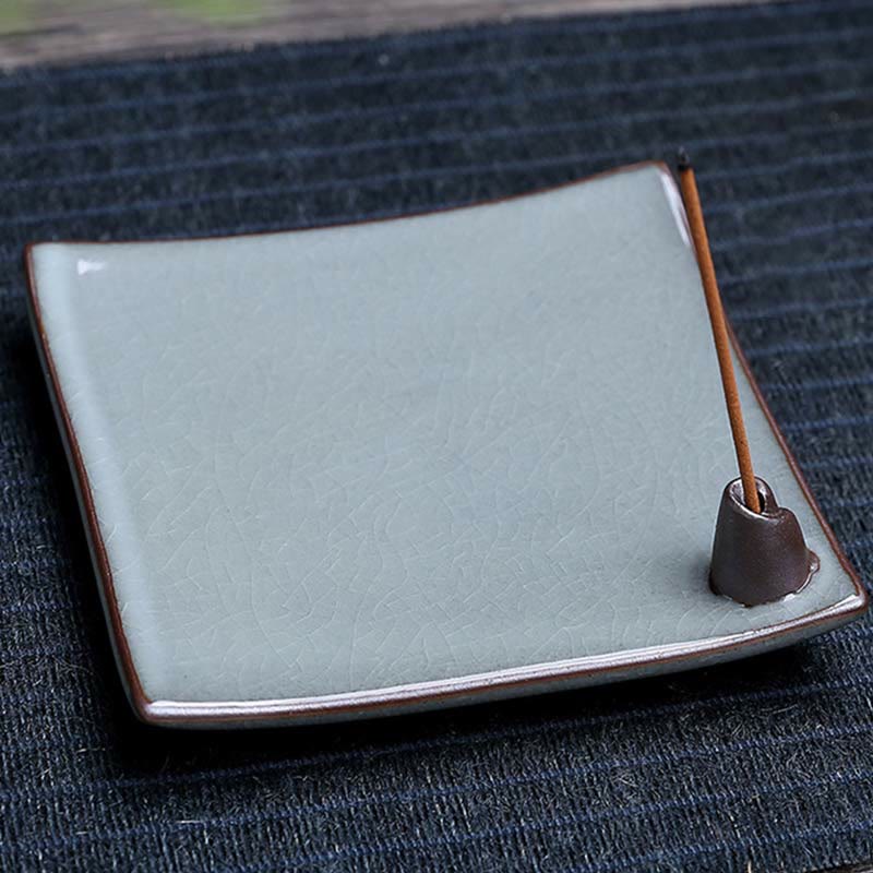 Ceramic Lotus Backflow Incense Burner for Meditation